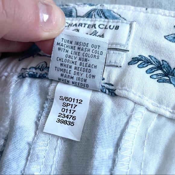 Charter Club Button-Cuff Tummy Control Capri Pants - 8 - Picture 10 of 10